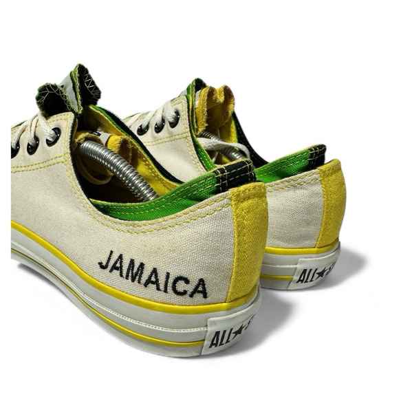 Converse Chuck Taylor All Star Jamaican Flag Low Top Canvas Sneakers Men's 12 - Picture 4 of 10